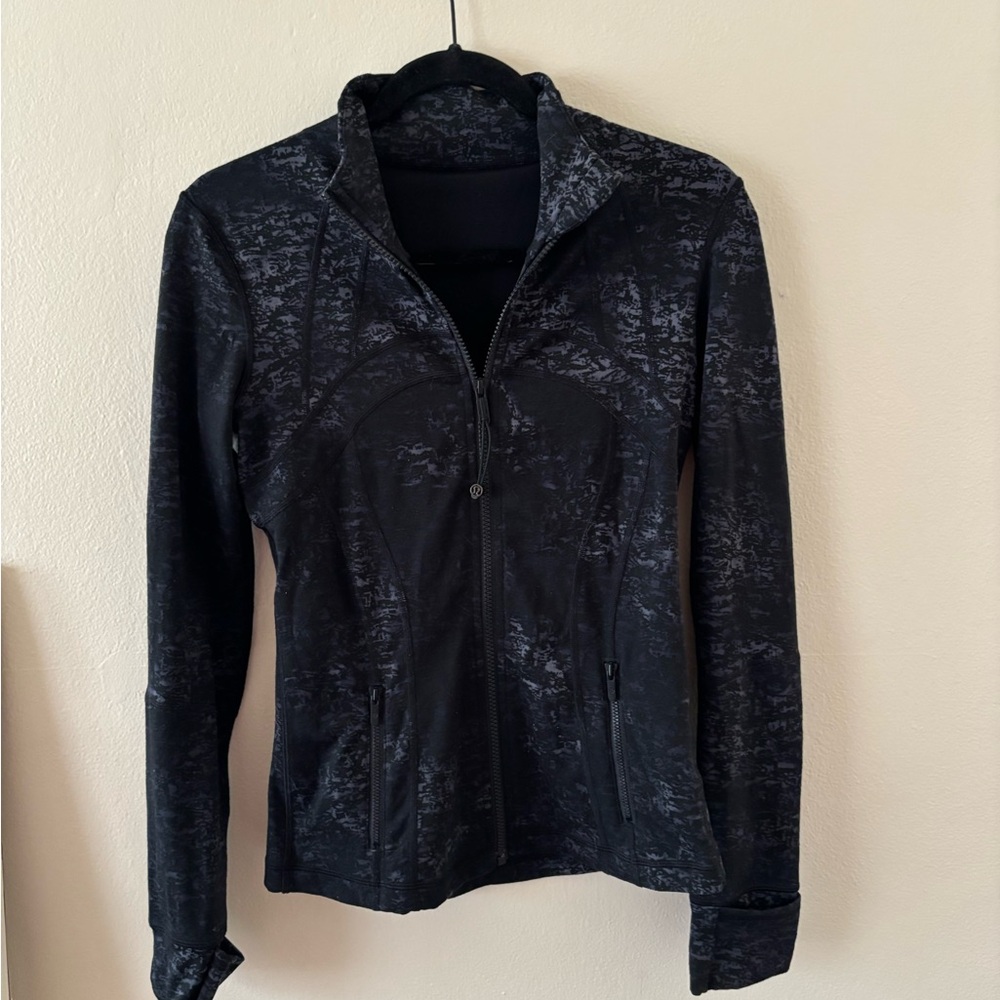 lululemon athletica Black and Gray Utility zip up